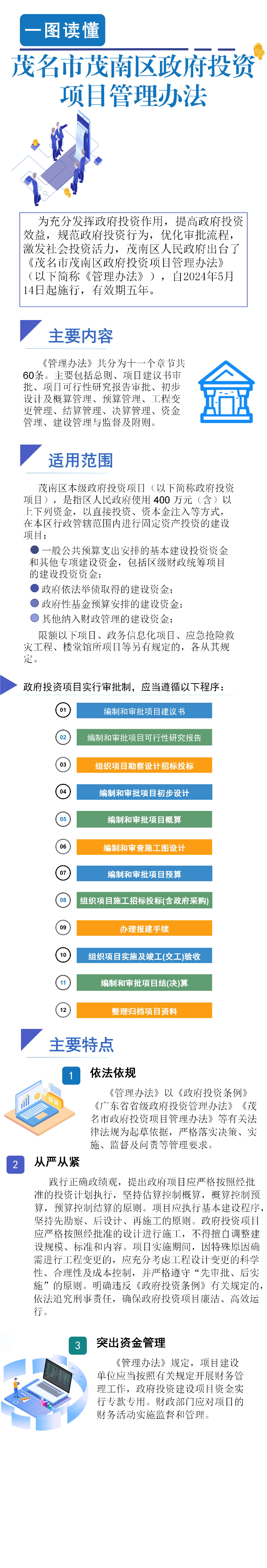 一图读懂《茂名市茂南区政府投资项目管理办法》.jpg